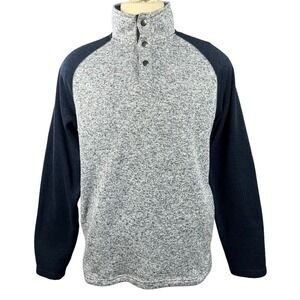 Sonoma Goods For Life Quarter Snap Fleece‎ Pullover Mens XL Casual Outdoor Warm